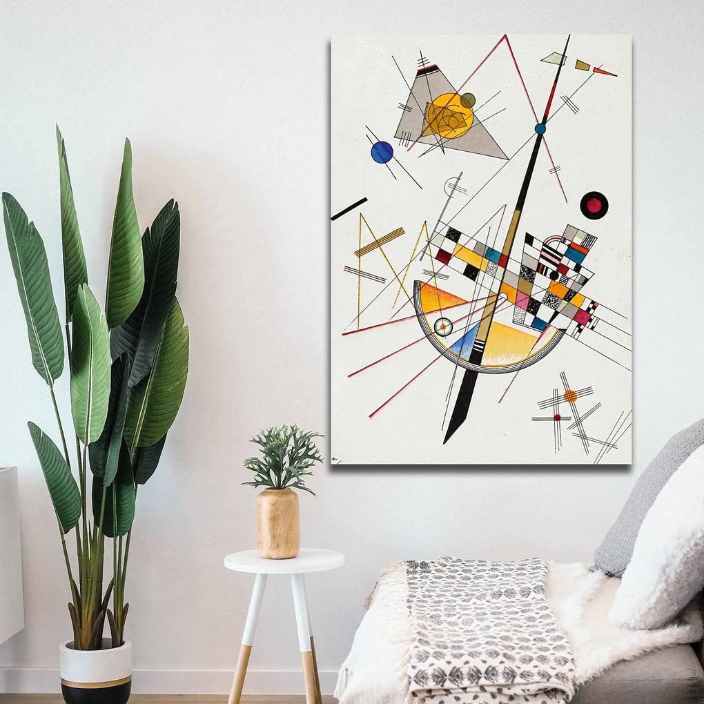 Pintura Decorativa em Tela 70100KANDINSKY034 – Multicolor – 70 x 100 c