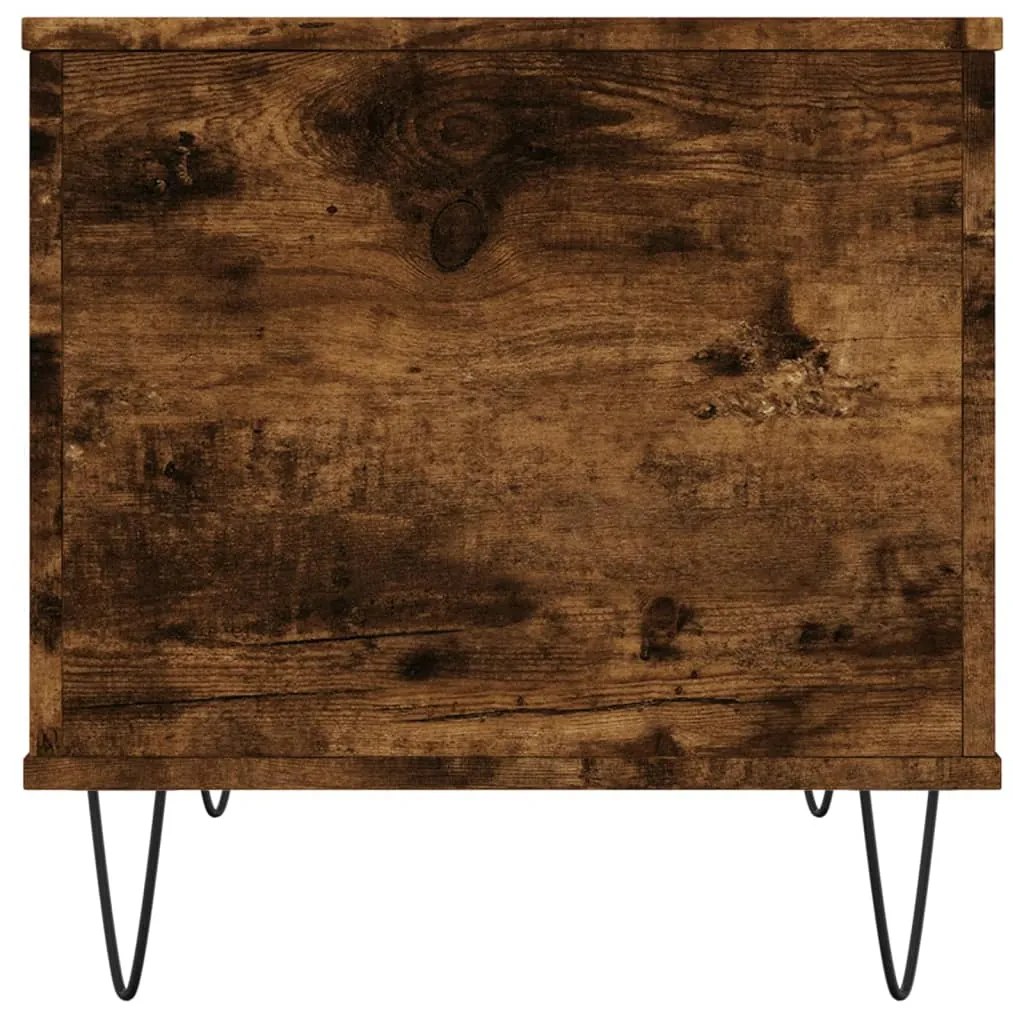 Mesa de centro 60x44,5x45 cm derivados madeira carvalho fumado