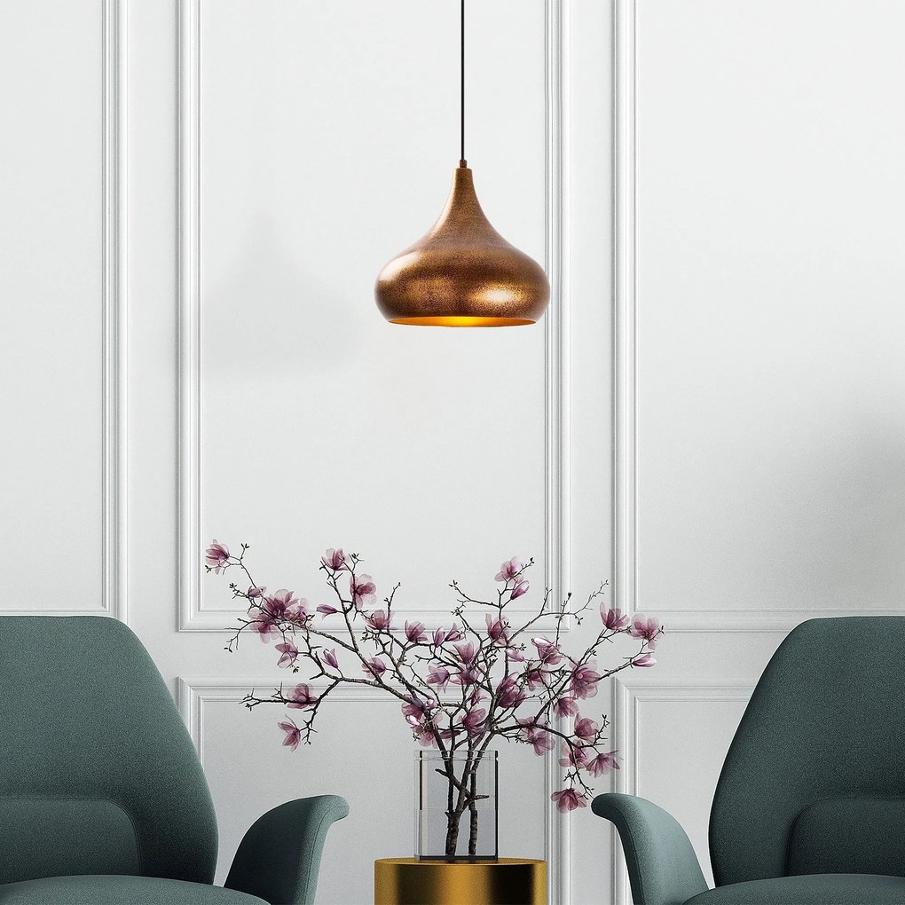 Candeeiro Suspenso Muba – Multicolor – 26 x 26 x 38 cm