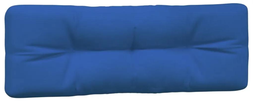 Almofadões para móveis de paletes 3 pcs tecido azul real