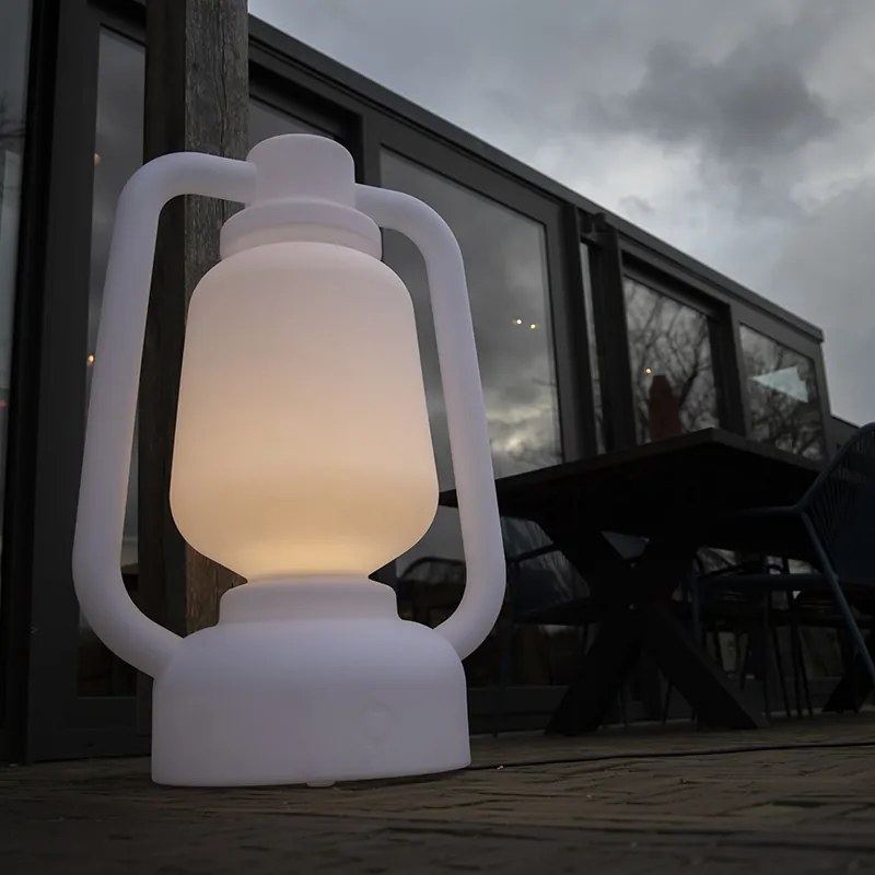 Candeeiro de Pé Branco 110 cm IP44 - Storm Extra Grande