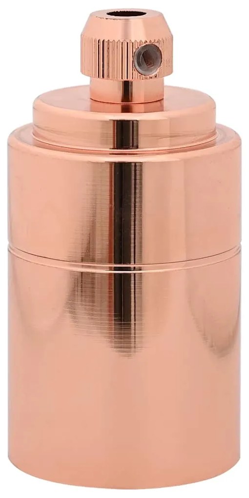 Casquilhos de lâmpadas 2 pcs rosa dourado E27