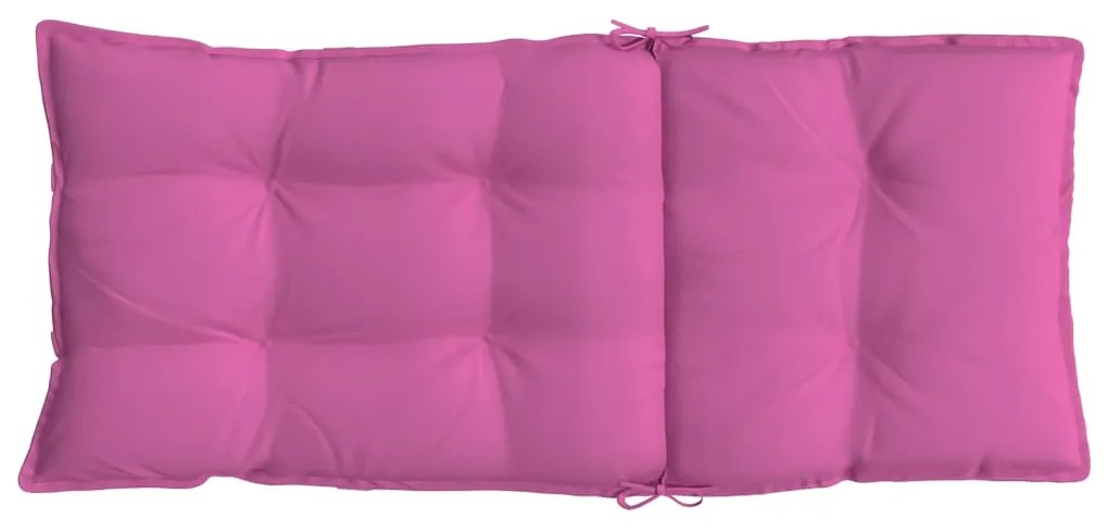 Almofadões p/ cadeira encosto alto 6 pcs tecido oxford rosa