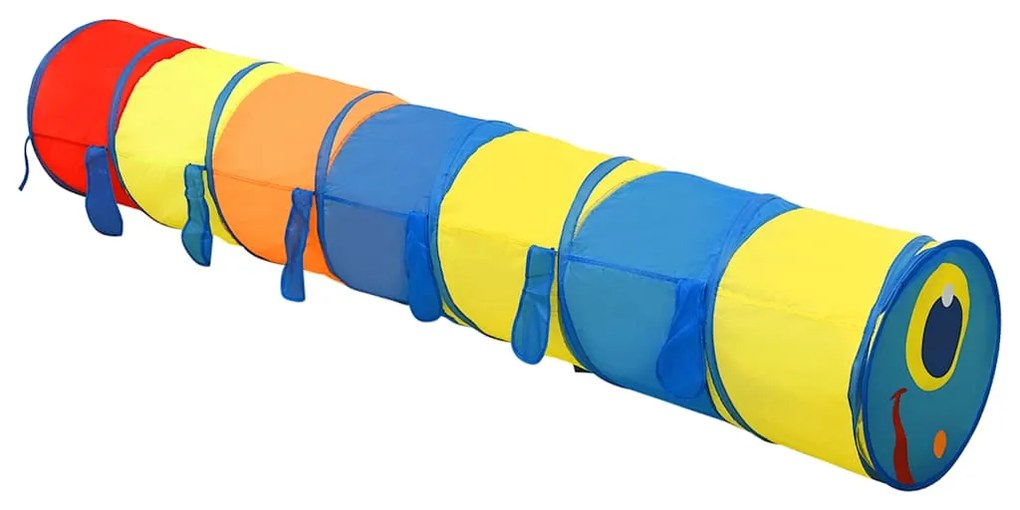 Túnel de brincar infantil 245 cm poliéster multicor