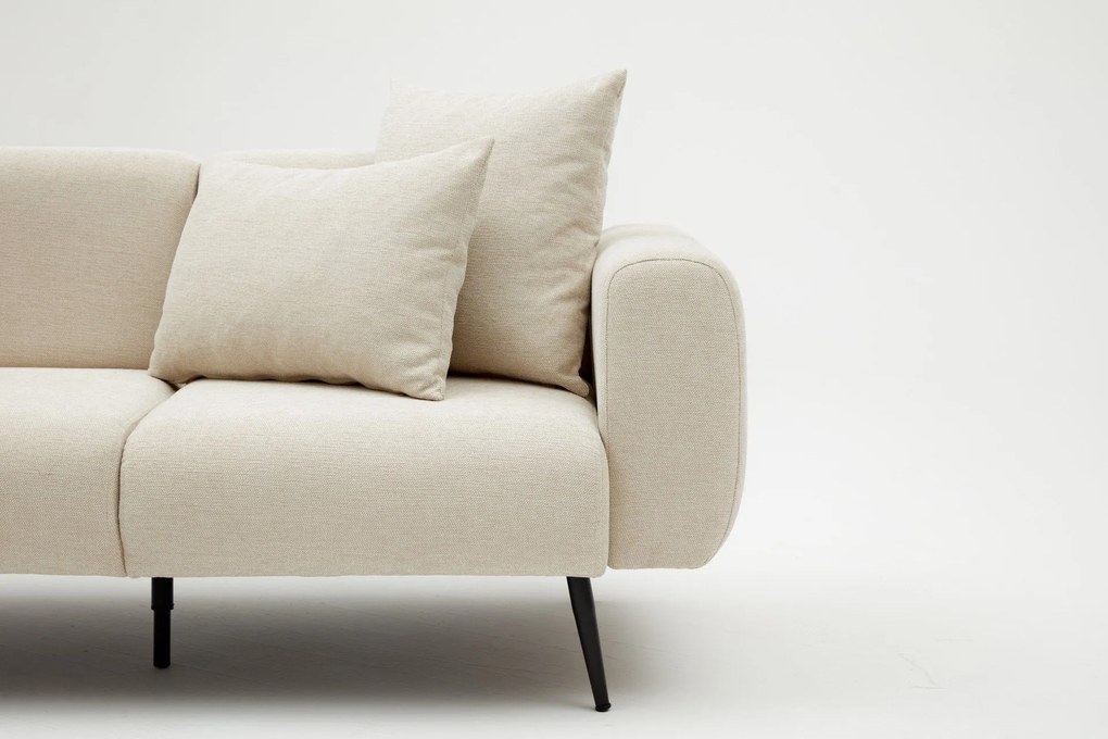 Sofá de 2 Lugares Side – Creme – 171 cm x 77 cm x 82 cm