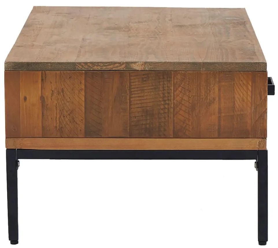 Mesa de centro 90x50x35 cm pinho maciço