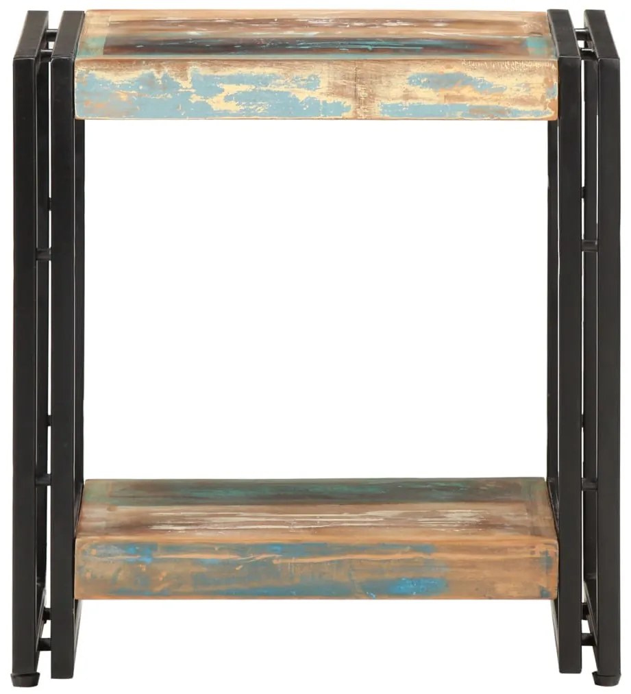 Mesa de apoio 40x30x40 cm madeira recuperada maciça