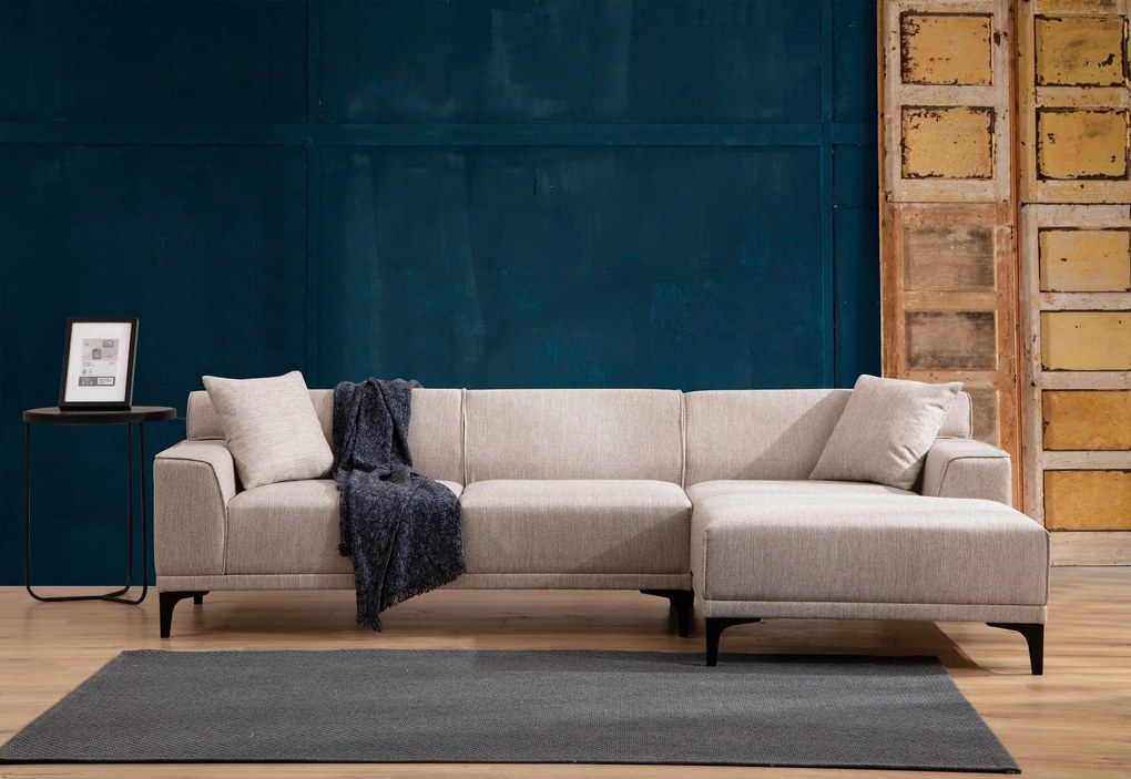 Sofá de Canto Petra – Branco – 145 x 250 cm