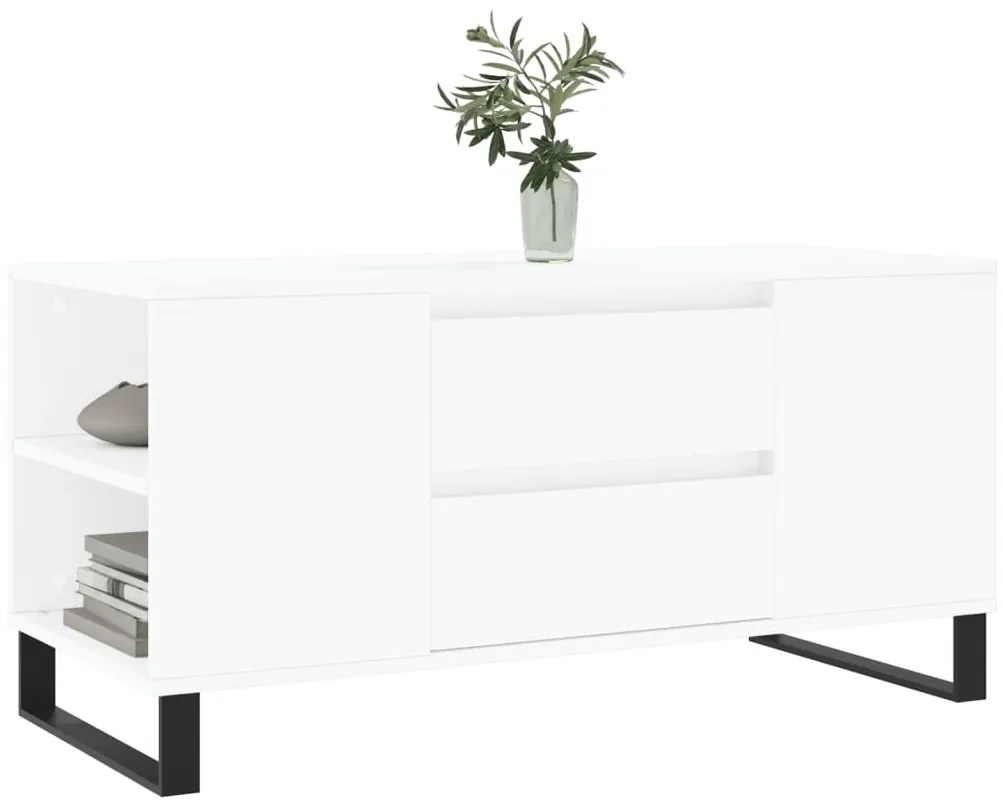 Mesa de centro 102x44,5x50 cm derivados de madeira branco