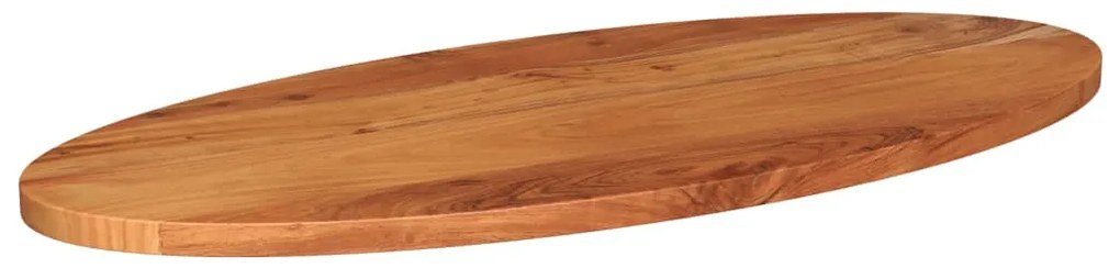 Tampo de mesa oval 110x50x3,8 cm madeira de acácia maciça