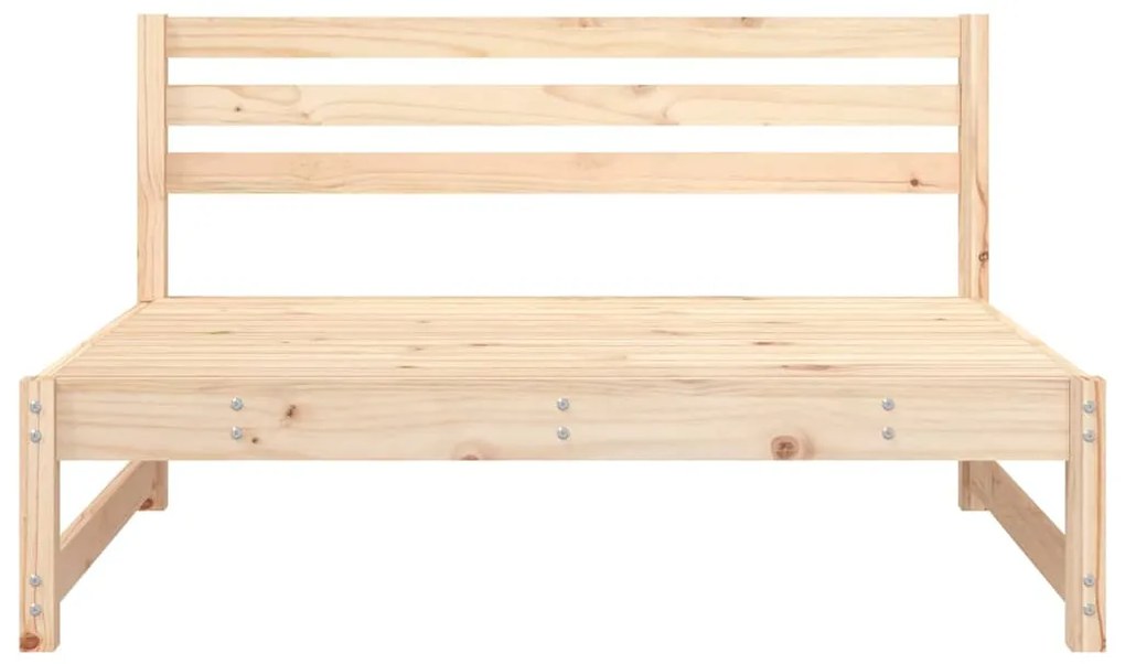 Sofás de centro para jardim 2 pcs 120x80 cm pinho maciço