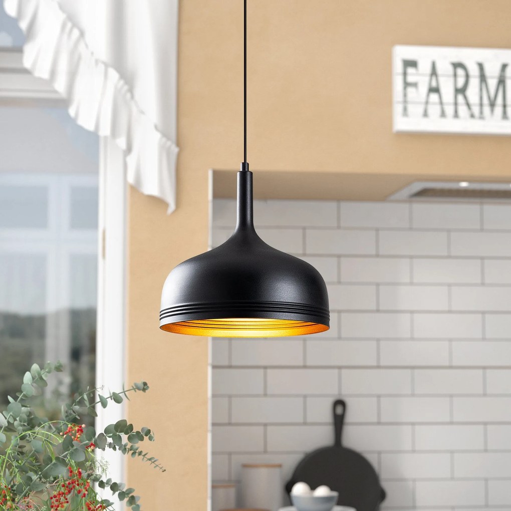 Chandelier Berceste – Preto – 30 x 30 cm