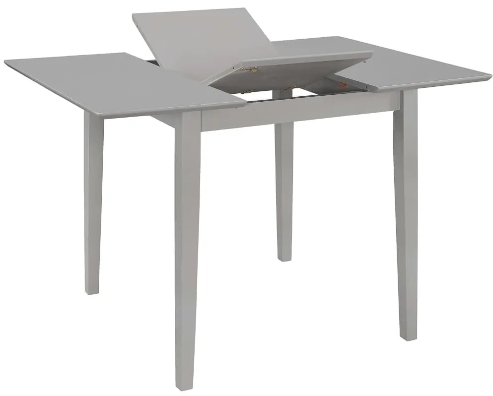 5 pcs conjunto de jantar MDF cinzento