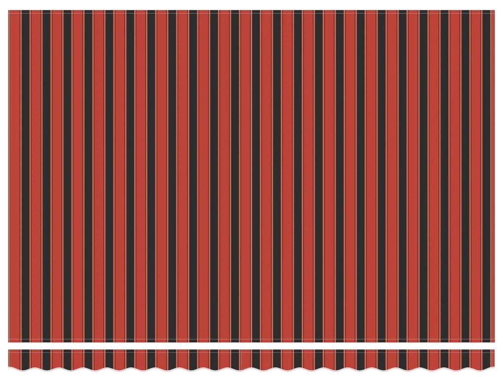 Toldo Retrátil Automático Laranja e Marrom 450x300 cm