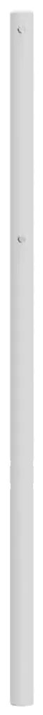 Cabeceira de cama 135 cm metal branco
