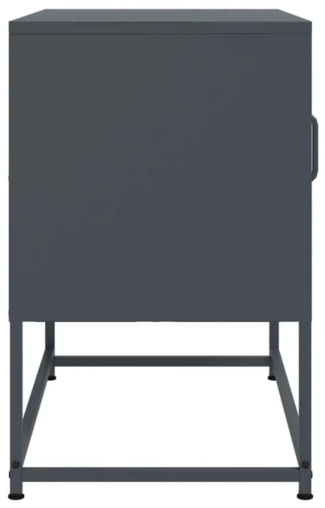 Móvel de TV 68x39x60,5 cm aço antracite