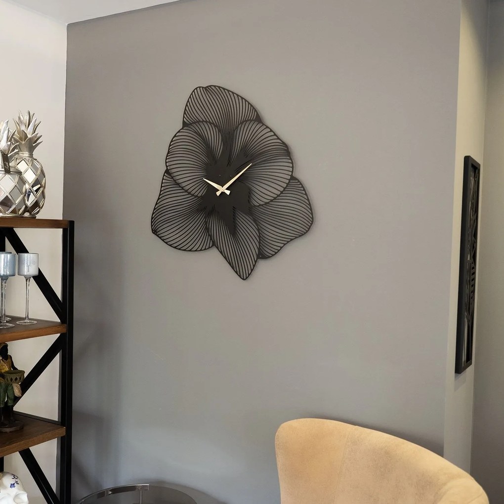 Relógio de Parede Decorativo Aps039 – Preto – 49 x 49 cm