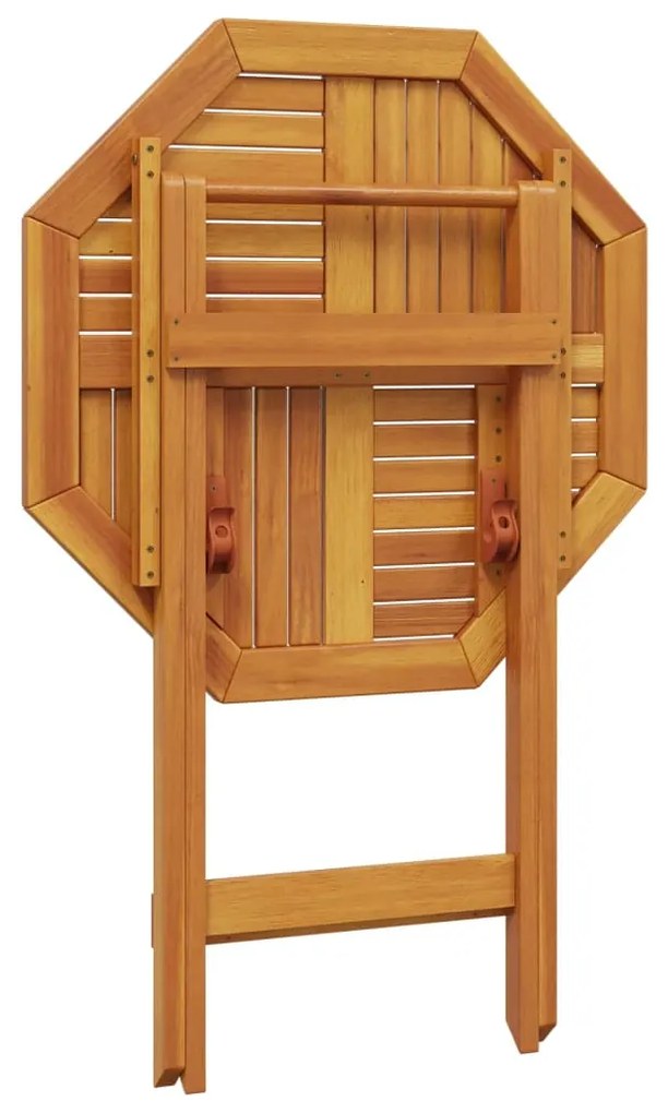 Mesa de jardim dobrável Ø70x75 cm madeira de acácia maciça