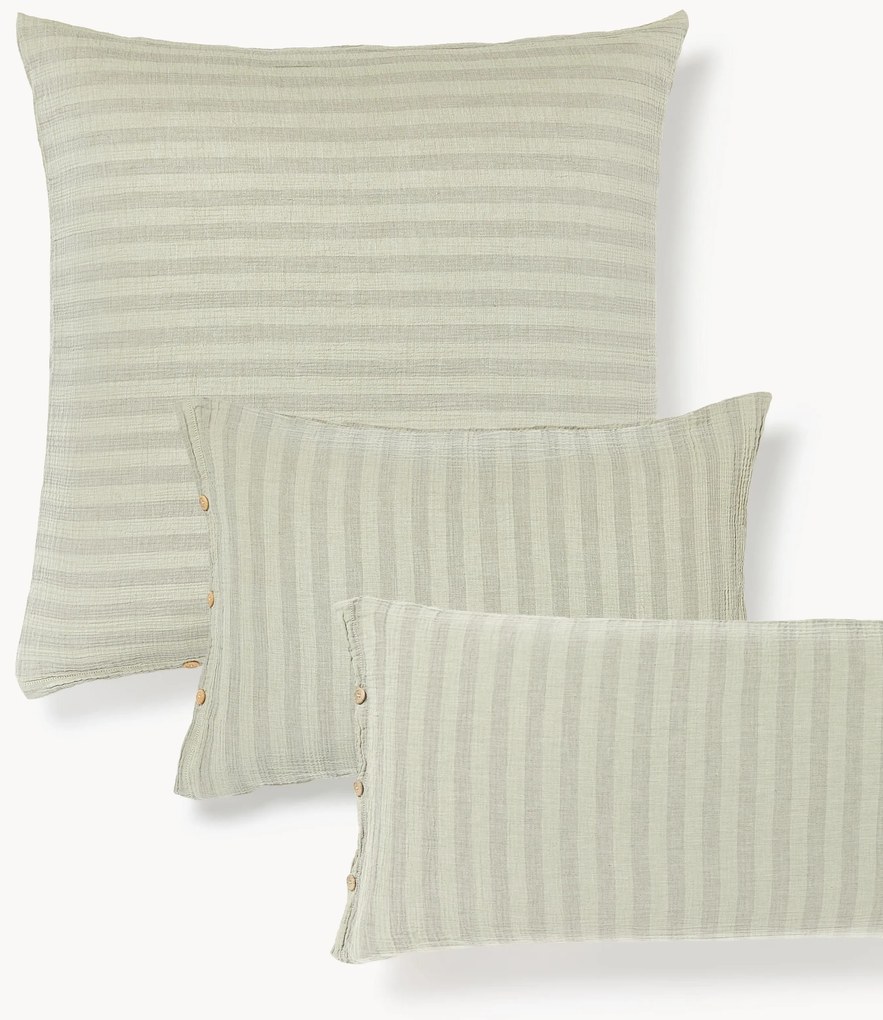 Fronha de almofada em musselina Saige