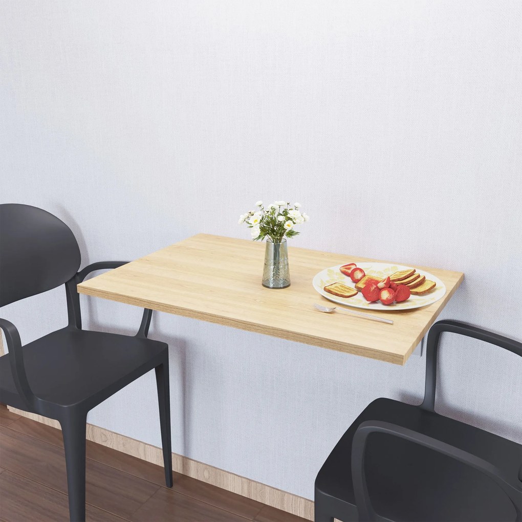 Mesa Dobrável de Parede Mesa Auxiliar Suspensa para Cozinha Sala de Ja