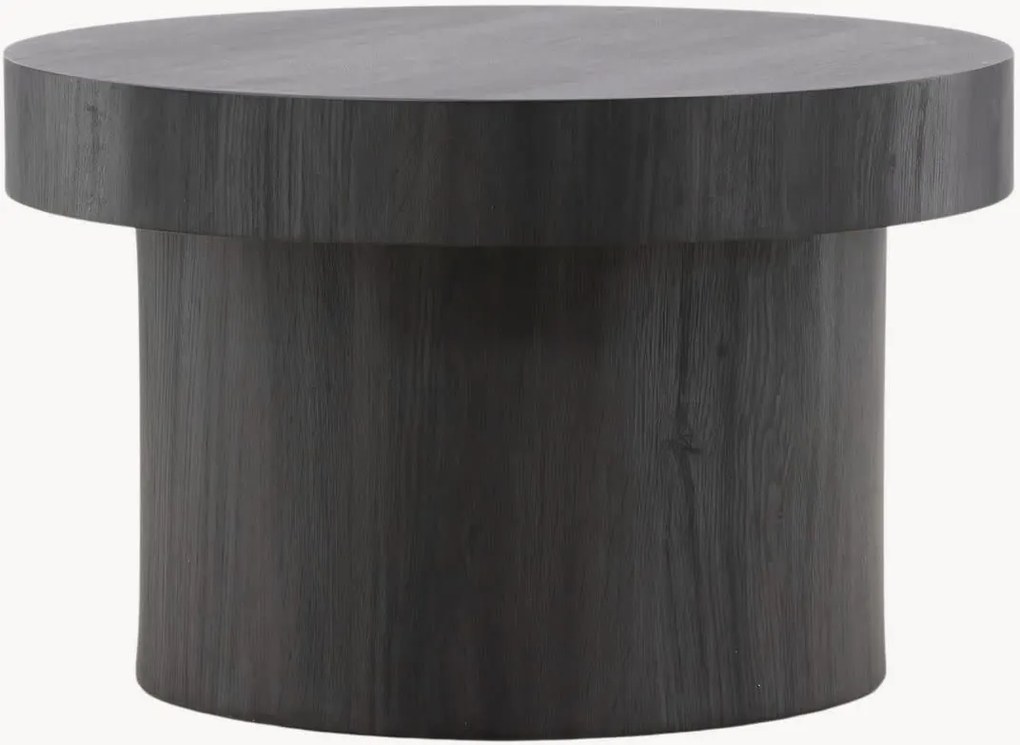 Mesa de apoio com efeito de madeira redonda Malung