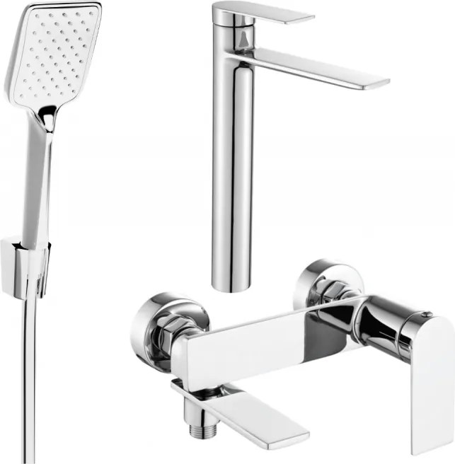 Mexen Zero Conjunto de banheira R62, cromado - 71113R62-00