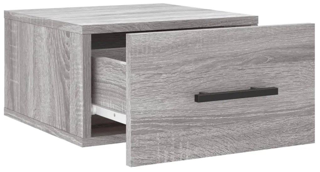 Conjunto de 2 Mesas de Cabeceira de Parede - 2 pcs - 35x35x20 cm - cin