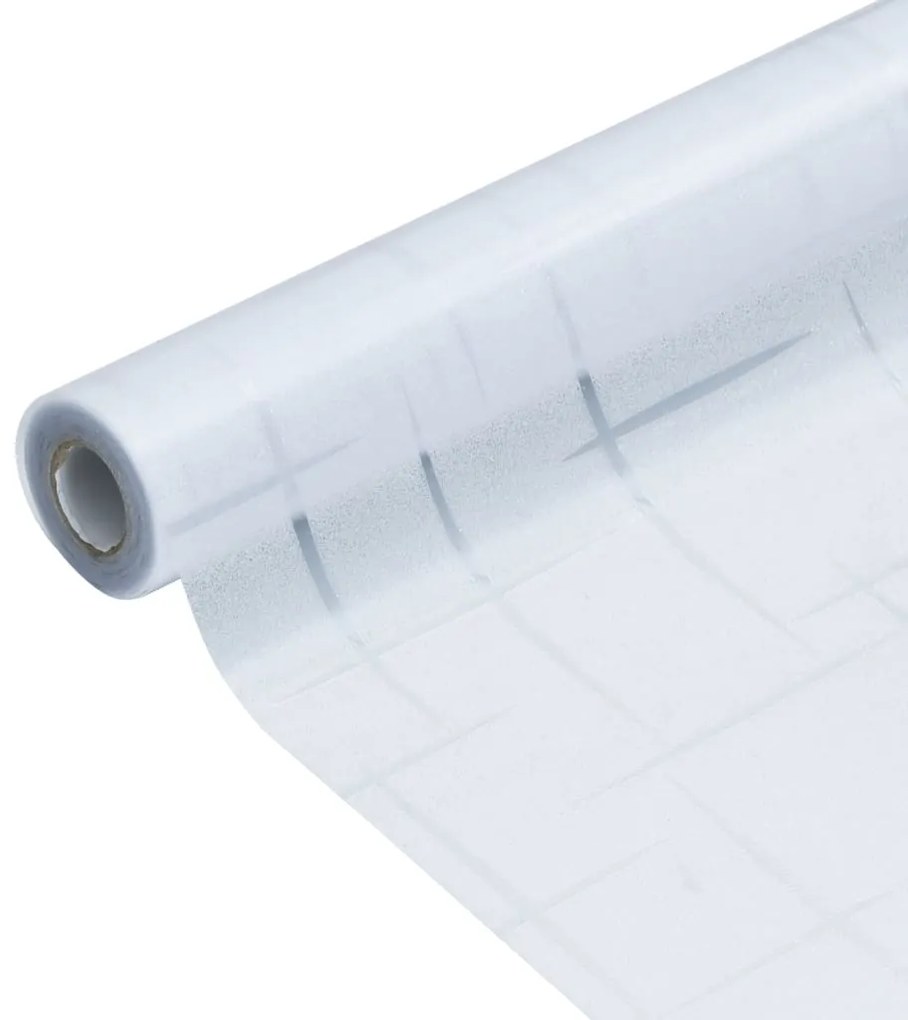 Película para janela fosca 60x500 cm PVC padrão de estrelas