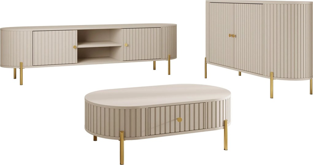 Conjunto para sala de estar Comfivo Mirsoni 104