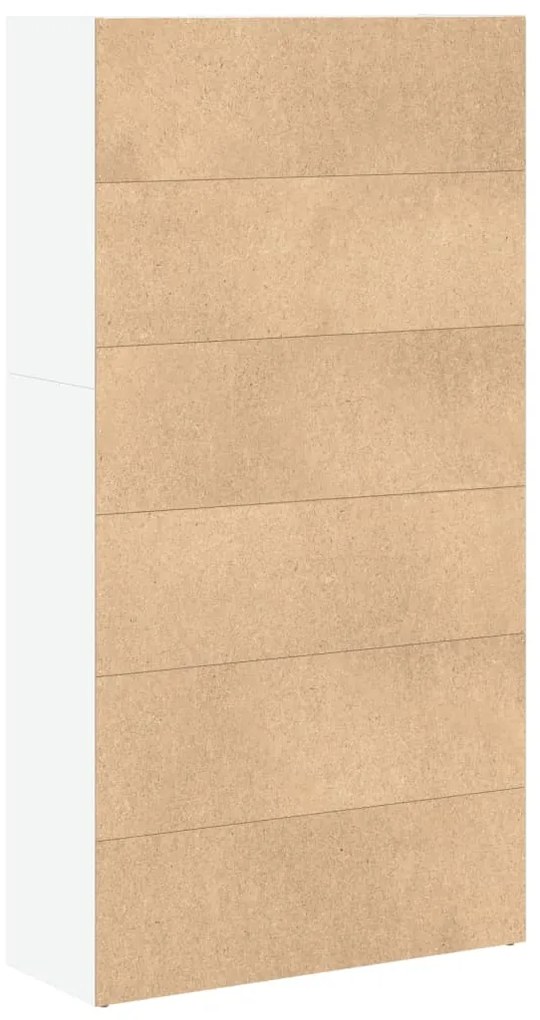 Estante 80x30x152 cm derivados de madeira branco