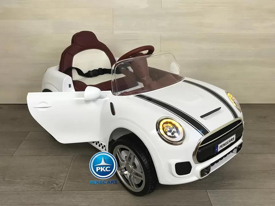 Carro elétrico para crianças Mini Style 12V 2.4G Branco