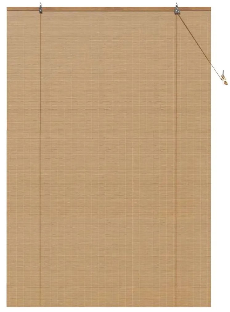 Persianas e Sombras de Janela Marrom Claro 150 x 220 cm Bambu