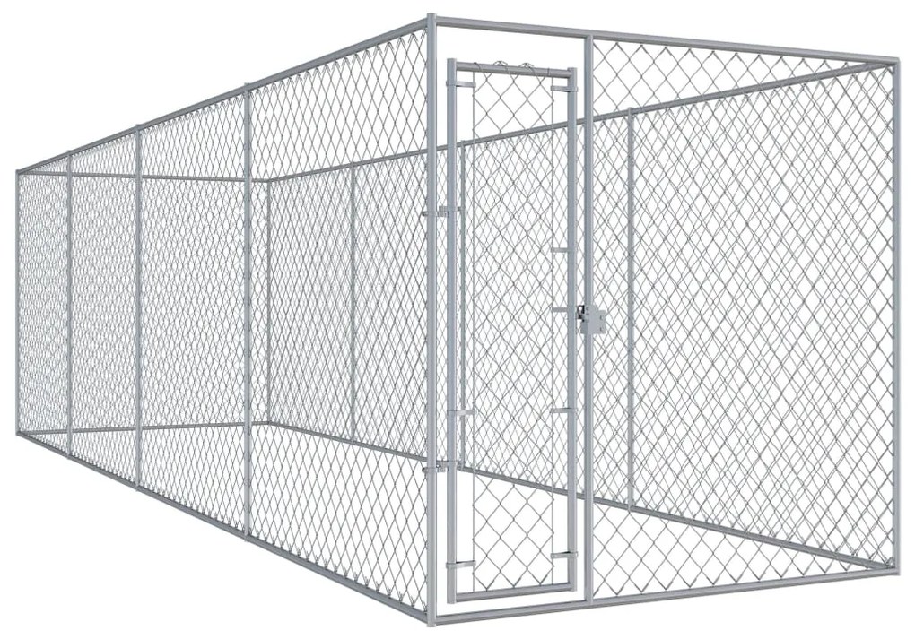 vidaXL Canil de exterior 760x192x185 cm