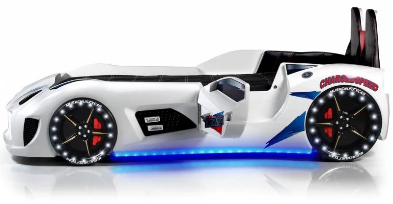 Cama de carro infantil MVN3 Branco