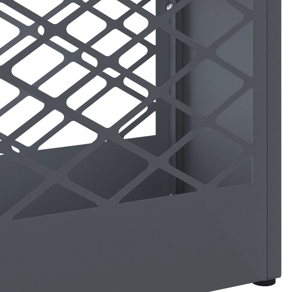 Suporte para Guarda-Chuva Antracite Metal Médio