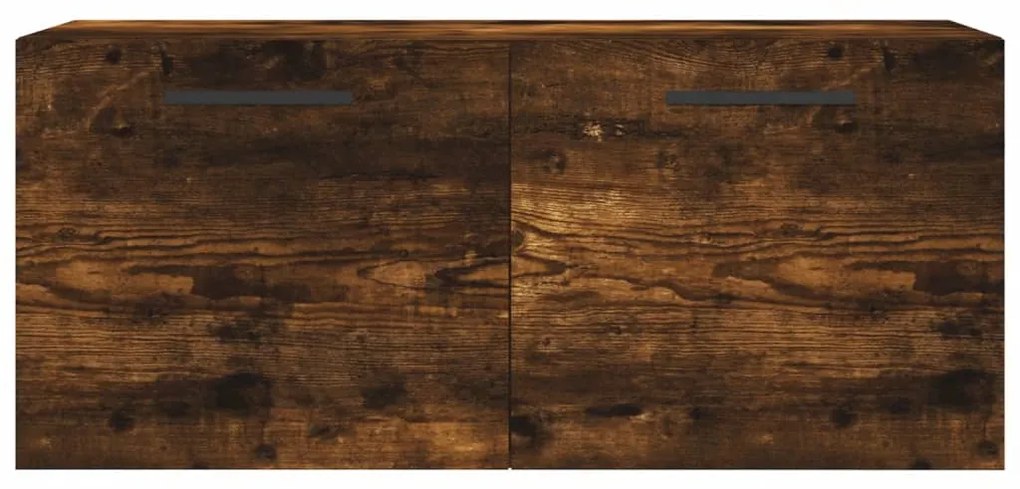 Armário parede 80x36,5x35 cm derivados madeira carvalho fumado