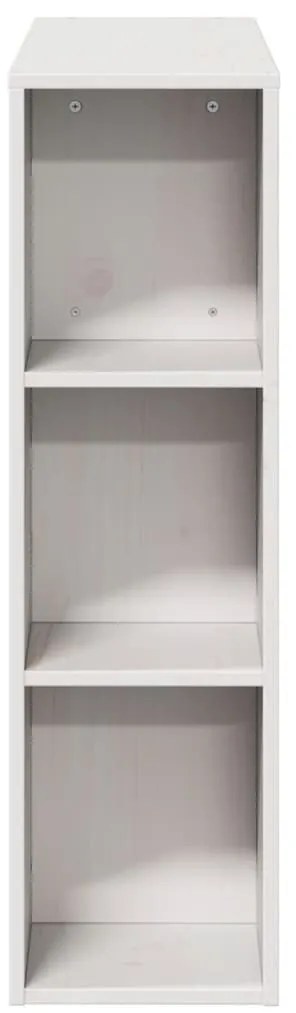 Cabeceira com arrumação 75 cm madeira de pinho maciça branco