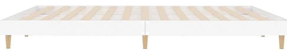 Estrutura de cama 120x200 cm derivados de madeira branco