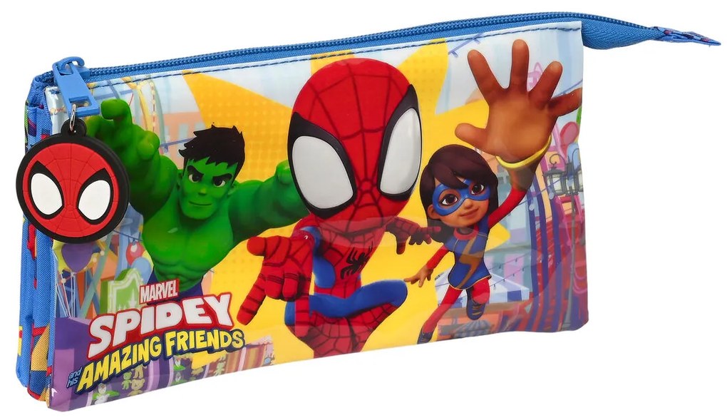 Malas para Tudo Triplas Spiderman Team Up Azul (22 X 12 X 3 cm)