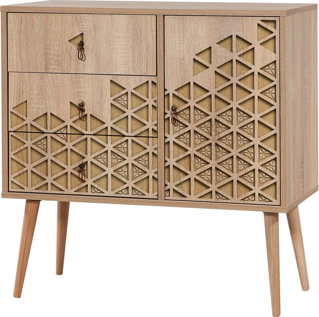 Cômoda Verybox – Carvalho Sonoma – 90x90x40 cm