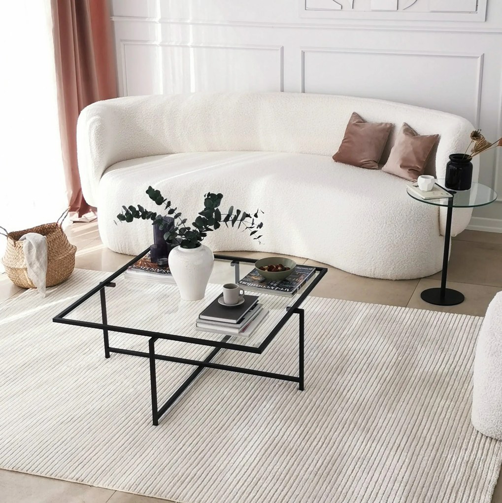 Mesa de Centro Social – Preto – 40x50x40 cm