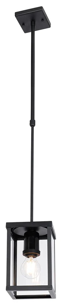 Candeeiro de teto exterior industrial preto IP44 - Charlois