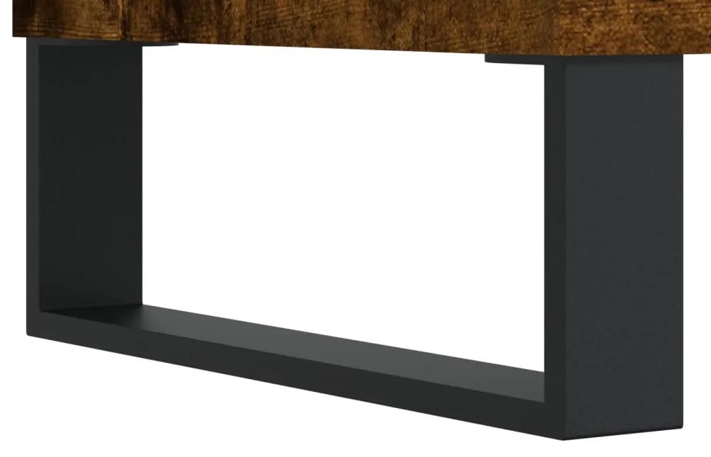 Móvel de TV 80x36x50 cm derivados de madeira carvalho fumado