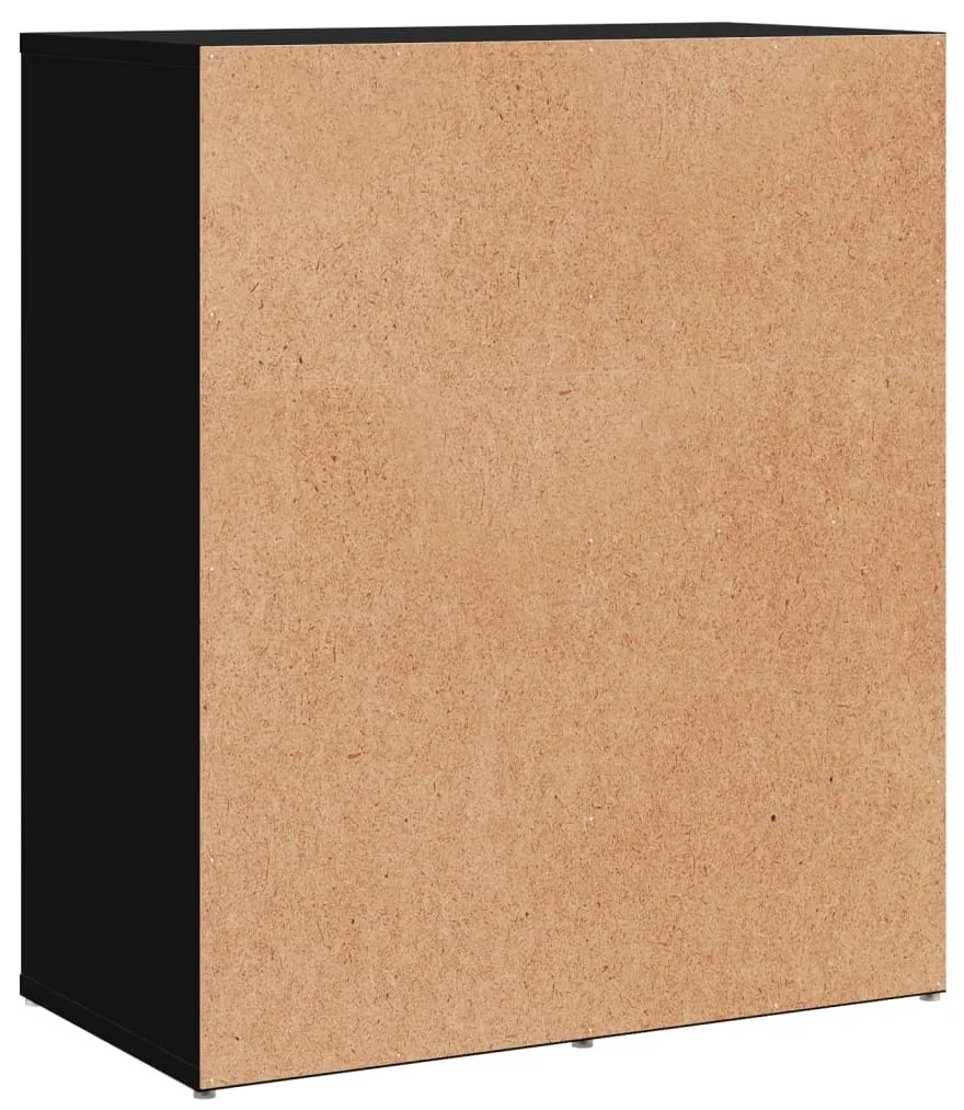 Aparadores 2 pcs 60x31x70 cm derivados de madeira preto