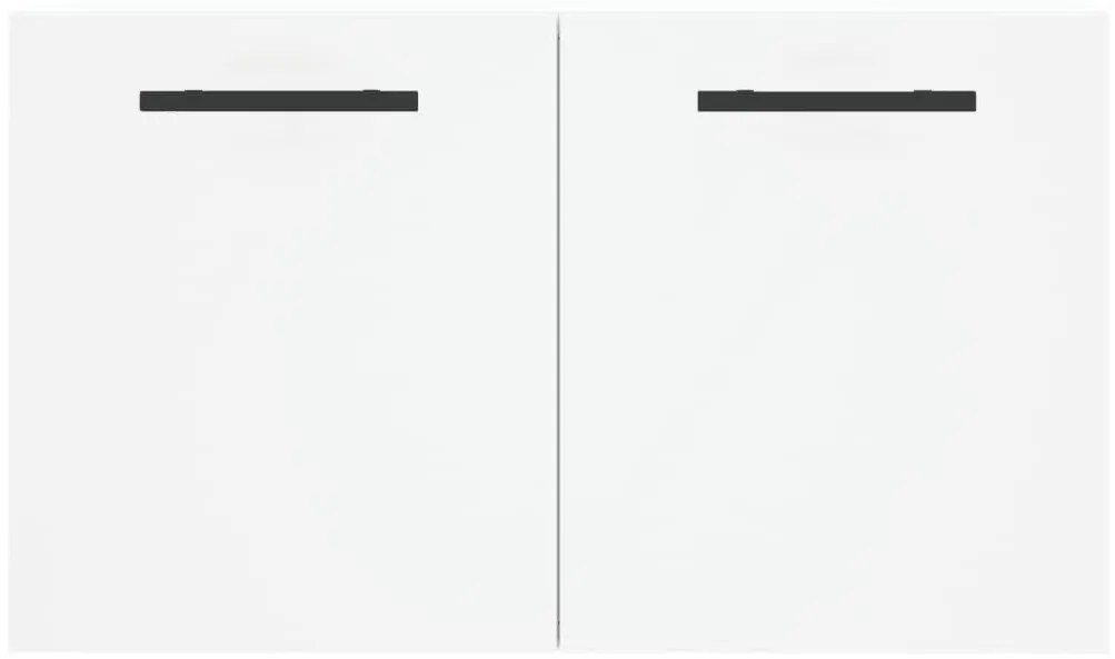 Armário de parede 60x36,5x35 cm derivados de madeira branco