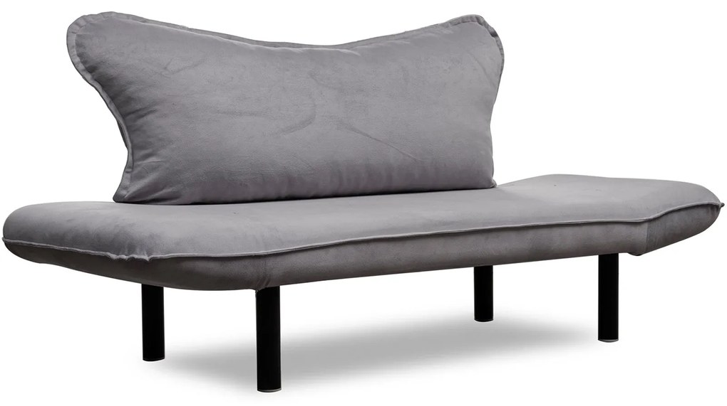 Sofá Cama "Chatto" – Cinzento  – 180x65x70 cm – Design Moderno