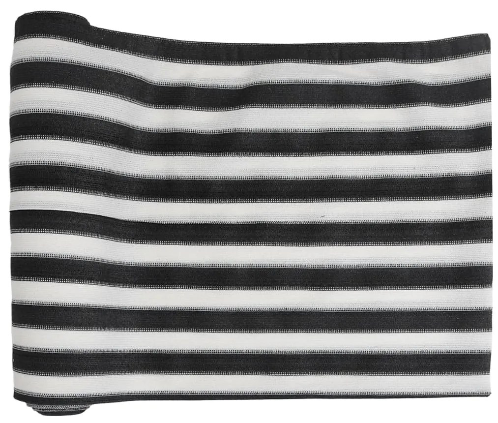 Rede de privacidade PEAD 150 g/m² 1,2x25 m antracite e branco