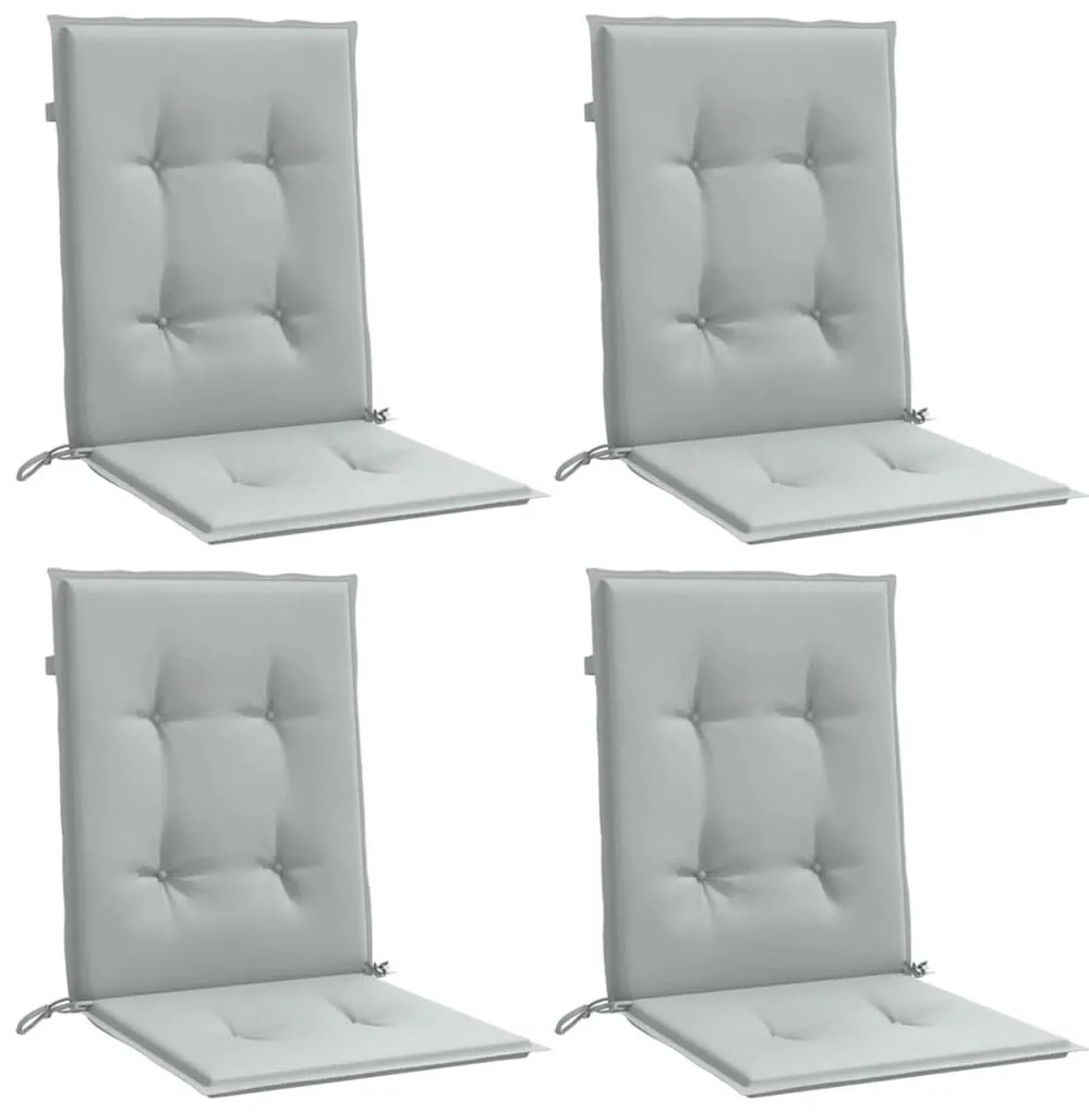 Almofadões lombares cadeiras 4pcs 100x50x4 cm mesclado tecido