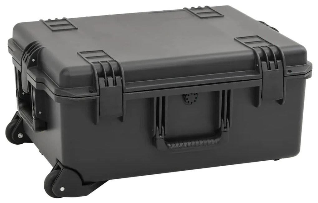 Mala de viagem portátil 62,5x50x28,5 cm PP preto