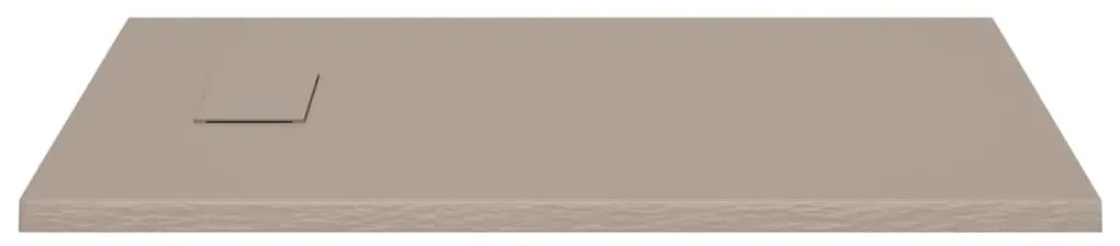 Base de chuveiro SMC 100x70 cm castanho